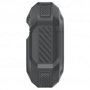 Spigen AirPods Pro Tough Armor Case - силиконов калъф с висока защита и карабинер за Apple AirPods Pro (тъмносив) 5