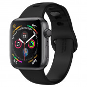 Spigen Air Fit Band - силиконова каишка за Apple Watch 38мм, 40мм, 41мм (черен)
