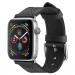 Spigen Retro Fit Band - кожена каишка за Apple Watch 42мм, 44мм, 45мм (черен) 1