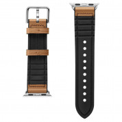 Spigen Retro Fit Band - кожена каишка за Apple Watch 42мм, 44мм, 45мм, Ultra 49мм (кафяв) 3