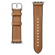 Spigen Retro Fit Band - кожена каишка за Apple Watch 42мм, 44мм, 45мм, Ultra 49мм (кафяв) 4