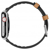 Spigen Retro Fit Band - кожена каишка за Apple Watch 42мм, 44мм, 45мм, Ultra 49мм (кафяв) 2