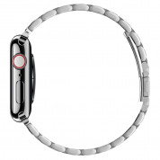 Spigen Modern Fit Band - стоманена каишка за Apple Watch 42мм, 44мм, 45мм (сребрист) 3