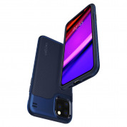Spigen Hybrid NX Case - хибриден кейс с висока степен на защита за iPhone 11 Pro Max (син) 5