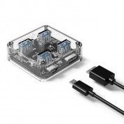 Orico USB 3.0 Hub 4 Port (transparent) 2