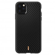Spigen Ciel Wave Shell Case - дизайнерски силиконов (TPU) калъф за iPhone 11 Pro Max (черен)