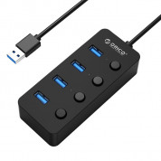 Orico USB 3.0 Hub 4 Port (black)