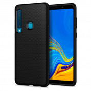Spigen Liquid Air Case - силиконов (TPU) калъф с висока степен на защита за Samsung Galaxy A9 (2018) (черен-мат)  1