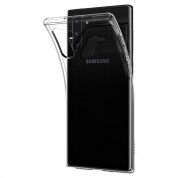 Spigen Crystal Flex Case - тънък качествен силиконов (TPU) калъф за Samsung Galaxy Note 10 (прозрачен)  5