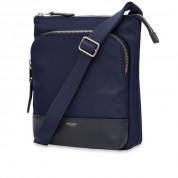 Knomo Carrington Utility X-Body - луксозна чанта с презрамка за iPad и таблети до 10 инча (тъмносин) 1