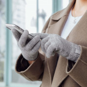 Moshi Digits Touchscreen Gloves Size S/M - качествени зимни ръкавици за тъч екрани (светлосив) 3