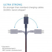 Native Union Belt Cable USB-A to USB-C - здрав плетен кабел за устройства с USB-C порт (син) (120 см) 3