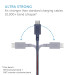 Native Union Belt Cable USB-A to USB-C - здрав плетен кабел за устройства с USB-C порт (син) (120 см) 4