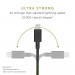Native Union Belt Cable USB-C to Lightning - здрав плетен USB-C към Lightning кабел за Apple устройства с Lightning порт (черен) (120 см) 4