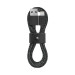 Native Union Belt Cable USB-C to Lightning - здрав плетен USB-C към Lightning кабел за Apple устройства с Lightning порт (черен) (120 см) 1
