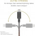 Native Union Belt Cable USB-C to Lightning - здрав плетен USB-C към Lightning кабел за Apple устройства с Lightning порт (бял) (120 см) 2