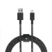 Native Union Belt Cable XL Lightning - здрав плетен кабел за устройства с Lightning порт (черен) (300 см) 1