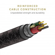 Native Union Belt Cable XL Lightning - здрав плетен кабел за устройства с Lightning порт (черен) (300 см) 3