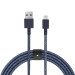 Native Union Belt Cable XL Lightning - здрав плетен кабел за устройства с Lightning порт (син) (300 см) 1