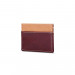 Moshi Slim Wallet - стилен портфейл от веган кожа (бургунди) 4