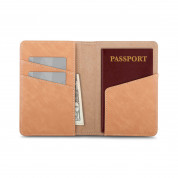 Moshi Passport Holder - стилен калъф за паспорт от веган кожа (бургунди) 3