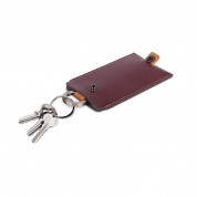 Moshi Vegan Leather Key Holder - Burgundy Red