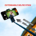 Adonit V-Grip Bluetooth Tripod Selfie Stick - разтегаем безжичен селфи стик и трипод за мобилни телефони (черен) 4