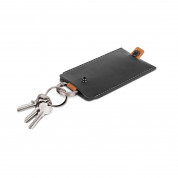 Moshi Vegan Leather Key Holder - стилен ключодържател от веган кожа (черен)