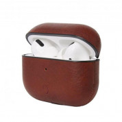 Decoded Airpods Pro AirCase Leather Case - кожен кейс (естествена кожа) за Apple Airpods Pro (кафяв) 1