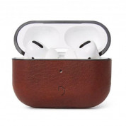 Decoded Airpods Pro AirCase Leather Case - кожен кейс (естествена кожа) за Apple Airpods Pro (кафяв)