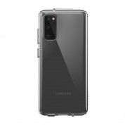 Speck Presidio Stay Clear Case - удароустойчив хибриден кейс за Samsung Galaxy S20 (прозрачен) 1