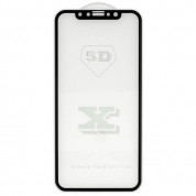 Premium Full Glue 5D Tempered Glass for iPhone 11 Pro Max, iPhone XS Max (black)