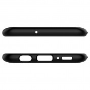 Spigen Liquid Air Case - силиконов (TPU) калъф с висока степен на защита за Samsung Galaxy A51 (черен-мат)  7