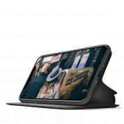 TwelveSouth SurfacePad - луксозен кожен калъф тип портфейл за iPhone XR (черен) 1
