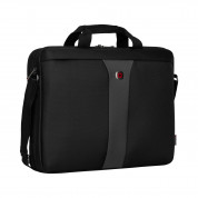 Wenger Legacy 17 Slimcase - стилна и функционална чанта за MacBook и преносими компютри до 17 инча (черен) 3