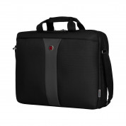 Wenger Legacy 17 Slimcase - стилна и функционална чанта за MacBook и преносими компютри до 17 инча (черен) 2