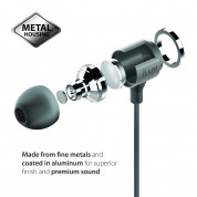 iLuv Metal Forge In-Ear Earbuds - слушалки с микрофон за мобилни устройства (сребрист)  1