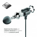 iLuv Metal Forge In-Ear Earbuds - слушалки с микрофон за мобилни устройства (сребрист)  2