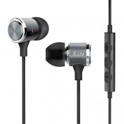 iLuv Metal Forge In-Ear Earbuds - слушалки с микрофон за мобилни устройства (сребрист) 
