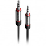 iLuv Premium Aux-In Audio Cable - качествен 3.5 мм. аудио кабел 90 см. (черен) 2