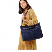 Knomo Mayfair Blenheim Laptop Bag - луксозна дамска чанта за преносими компютри до 15 инча (тъмносин) 4
