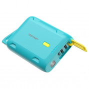 TeckNet EBT01153LA01 Rainproof Power Bank 10050mAh - външна батерия с USB-C и USB-A изходи и фенерче за смартфони и таблети (син)