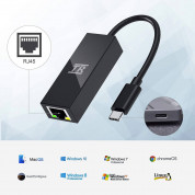 TechRise CUL05325BA01 USB-C with Ethernet Adapter (black) 5