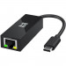 TechRise CUL05325BA01 USB-C with Ethernet Adapter - адаптер USB-C към Ethernet за устройства с USB-C порт (черен) 1