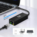 TechRise CUL05325BA01 USB-C with Ethernet Adapter - адаптер USB-C към Ethernet за устройства с USB-C порт (черен) 4