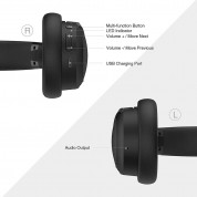 TeckNet BH922 Over-Ear Bluetooth Headphones - безжични блутут слушалки с микрофон за мобилни устройства (черен) 6