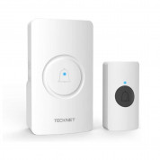 TeckNet HDB01880WU01 Wireless DoorBell - безжичен стилен звънец за входна врата (бял)