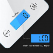 TechRise HKS05651WA01 Kitchen Scale Digital - кухненска везна с дисллей за измерване на теглото на хранителни продукти (бял) 4