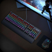 TeckNet Kumara EMK01027BK01 LED Illuminated Mechanical Gaming Keyboard - механична геймърска клавиатура с LED подсветка (за PC) 1