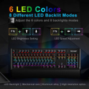 TeckNet Kumara EMK01027BK01 LED Illuminated Mechanical Gaming Keyboard 2
